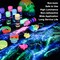 LET'S RESIN 12 Colors Glow in The Dark Pigment Powder - 20g/0.7oz Each Bottle Epoxy Resin Luminous Pigments Long Lasting for Slime, Nails, Acrylic Paint, Halloween Decoration,Art,Crafts